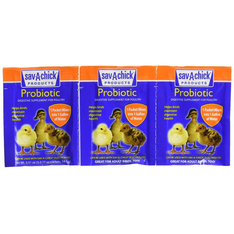 9-Count Sav-A-Chick Probiotic Supplements - (3 Packages with 3 Packets