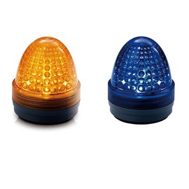 TopHomer LED Warning Light, 24 V Silent Strong Light Alarm Signal Beacon for Industrial Agriculture Home Security System - Blue