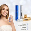 OUMOR 8ml Perfume Travel Refillable, 3pcs Travel Perfume Bottle, Mini