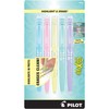 Pilot Frixion Light Pastel Collection Erasable Highlighters, Assorted Ink Colors,