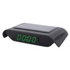 Car Digital Clock Auto Truck Solar Powered Time Date Temperature