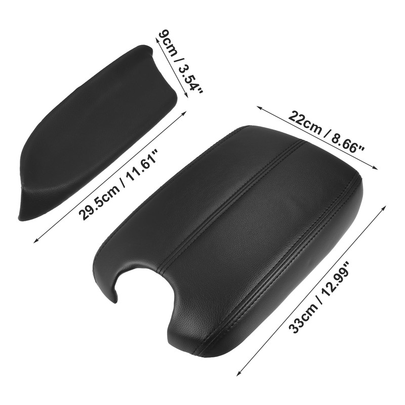 X AUTOHAUX 1 Set Car Center Console Cover Front Door