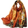'Silk scarf - Klimt's 'The Kiss'. Hangs beautifully. Great 'Valentines'