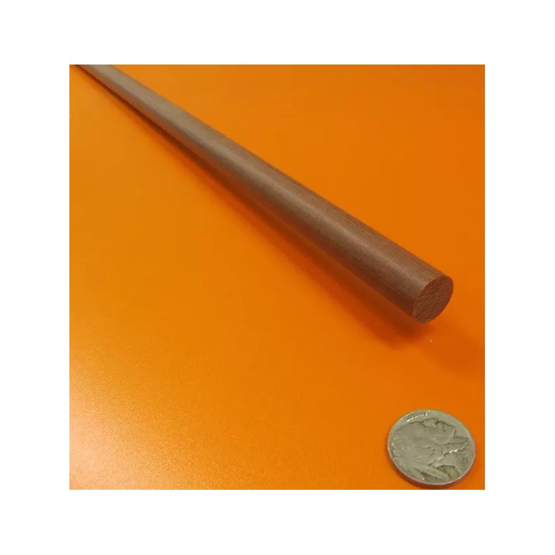 Micarta Phenolic Micarta LE Linen Rods .625" (5/8") Diameter x