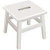 eHemco Solid Hardwood Step Stool for Adults and Kids, 12.25
