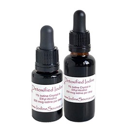 Edgar Cayce Detoxified Iodine - Duo (1oz + 1/2oz Bottle)