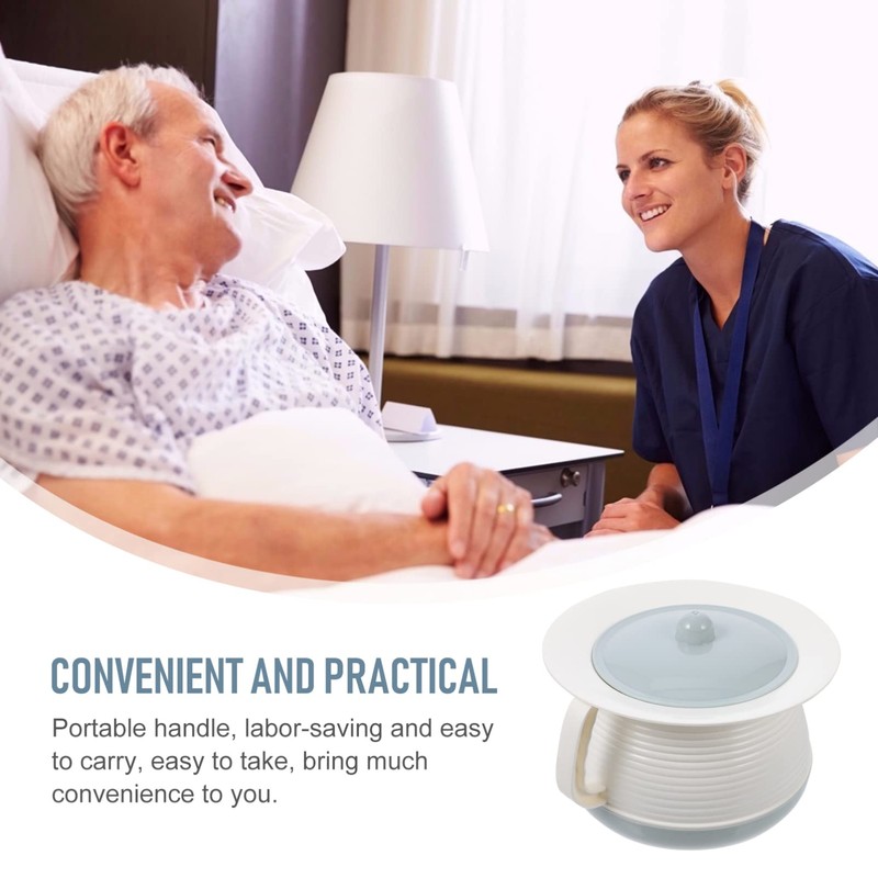 Alipis Chamber Pot Portable Toilets Bedpan Urinal Pots with Lid