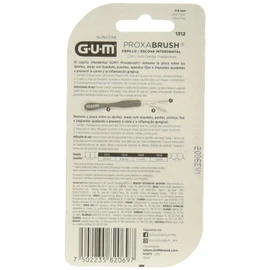GUM Proxabrush Ultra Fino, 0.6 X 6, color, 1 count, pack of/paquete de