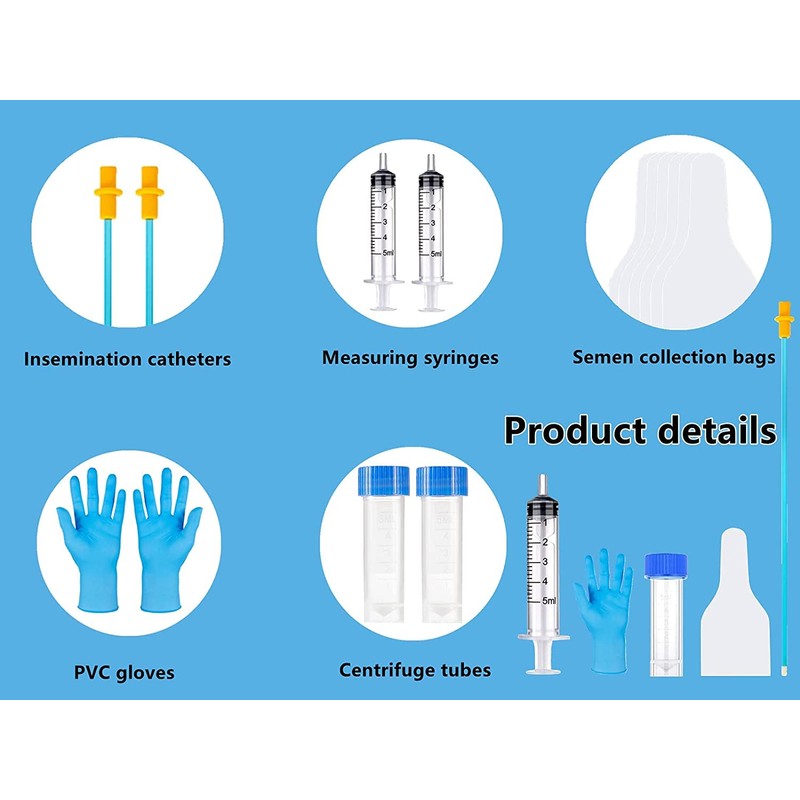15 Set AI Artificial Insemination Dog Breeding Kit, Canine Breeding