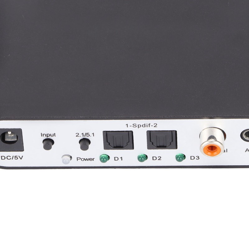5.1 Digital Sound Decoder Converter Stereo SPDIF Coaxial AUX to