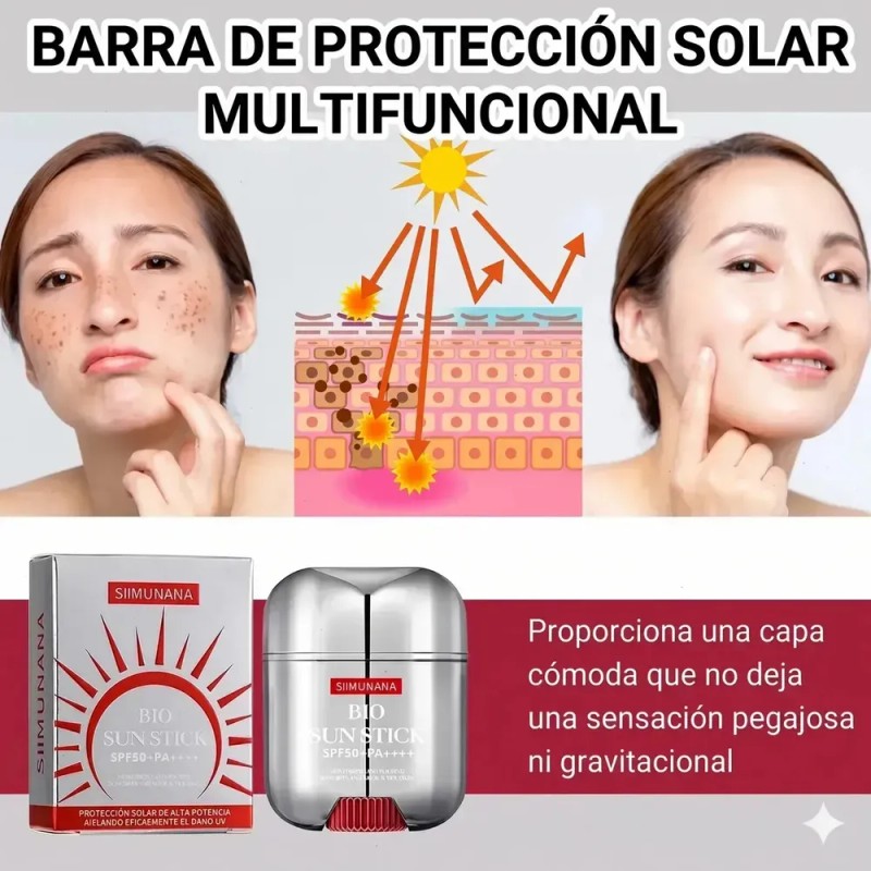 Pack de 2 Bloqueadores Solares NOLVENA en Barra FPS 50