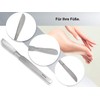 Professional callus scraper, blunt scalpel cream scraper, stainless steel, callus