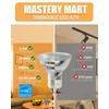 MASTERY MART 5.5W Dimmable GU10 LED Light Bulbs, 2700K Soft