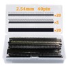ANKKY Pin Header 2.54 mm 40 Pin Header 45 Pieces