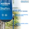 Shurex Gravity-Fed Water Bag for Sawyer Survival Water Filter Straw,