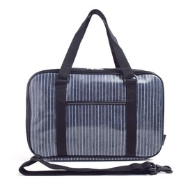 Colorful Candy Style Calligraphy Bag, Calligraphy Bag, Okeiko, Pinstripe, Indigo N2206000