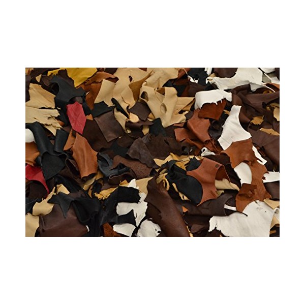 The Leather Guy - Scrap Deer Leather 1 Pound 1/2-2
