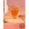TeeLux Decaf Peach Ginger Black Tea, Decaffeinated Black Tea Flavored