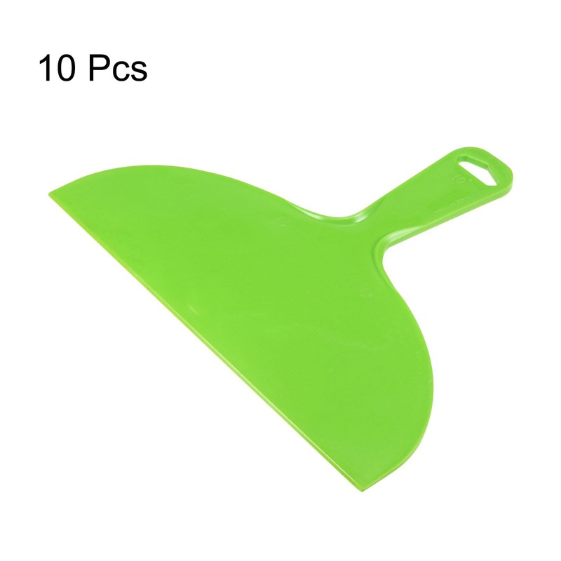 HARFINGTON 10pcs Putty Scraper 10" Width 4mm Thin Flexible Plastic