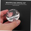 NOLITOY Nail Cup with Lid Crystal Mixing Container for Manicures