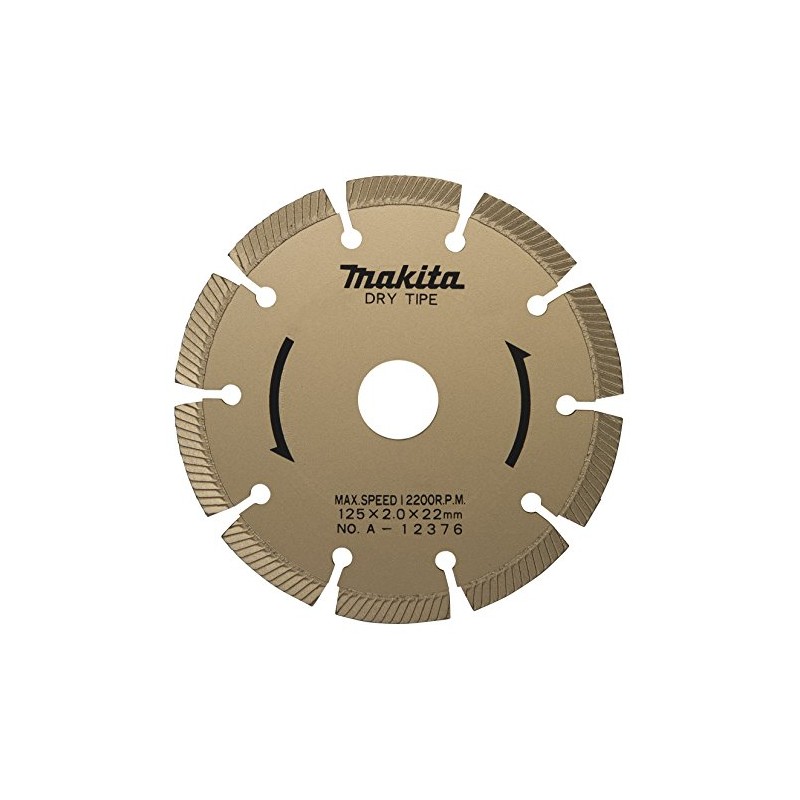 Makita A-12376 Diamond Wheel, Outer Diameter 4.9 inches (125 mm),