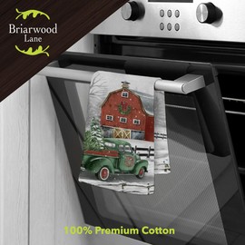 Briarwood Lane Christmas on The Farm Winter Hand Towel 26" x 18"