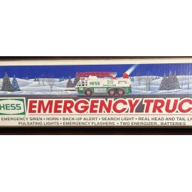 Hess Vintage Hess Emergency Truck Collectible Toy Gas Demo  1996 NIB