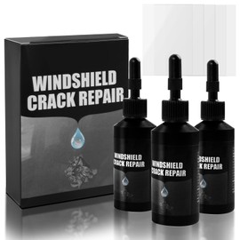 Enigmapn 3-Teiliges Sets Car Windshield Crack Repair Fluid, Windschutzscheibe Reparaturset, Steinschlag Reparaturset Windschutzscheibe, zur Rissen, 20 ml Reparaturlösung