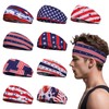 Sports Headband for Men 9 Pack Flag Sweat Headbands for