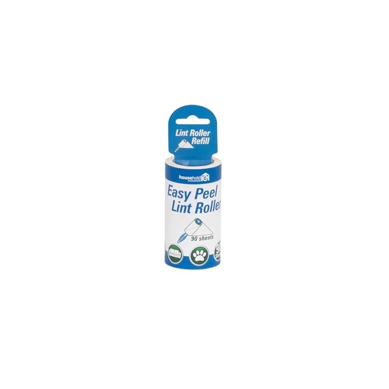 Household Essentials CedarFresh Superior Lint Roller Refill, White, 90 Sheets