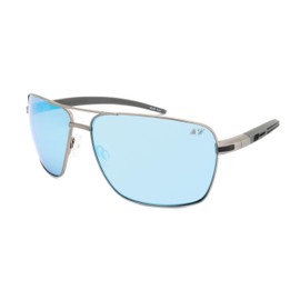 Brush Sea Blue Polarized Aviator Sunglasses for Men
