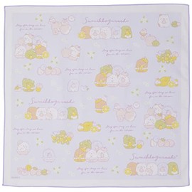 San-X CH43606 Sumikko Gurashi Lunch Napkin Fruit Blue
