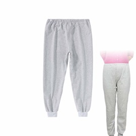 YingXue Urine Incontinence Pants for Bedridden Patients, Elderly, Leak-Protection with TPU Waterproof Fabric, Washable, Grey, Medium