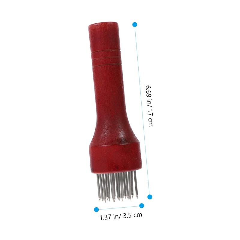 Ipetboom Stainless Steel Meat Tenderizer Mallet with Handle Ergonomic Kitchen