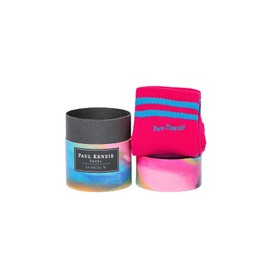 Paul Kenzie Motley Unisex Embroidered Long Tennis Socks - Rainbow 5 (UK, Numeric, 7, 11, Regular, Regular, Multicolour)