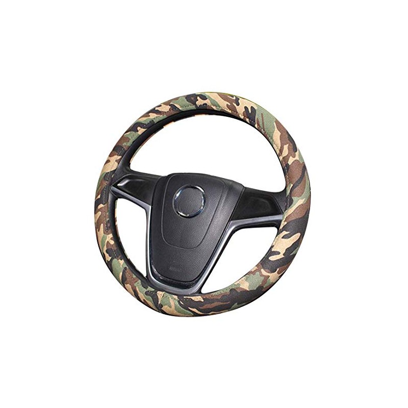Istn Unisex's Camo Steering Wheel Cover 2018 38cm Army