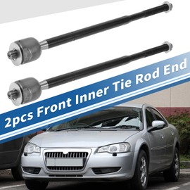 X AUTOHAUX 2 Pcs Front Inner Tie Rod Ends Kit Suspension Steering Tie Rod End for Chrysler Town & Country 2011-2016 for Ram C/V 2012-2015 Drag Link No.EV800934
