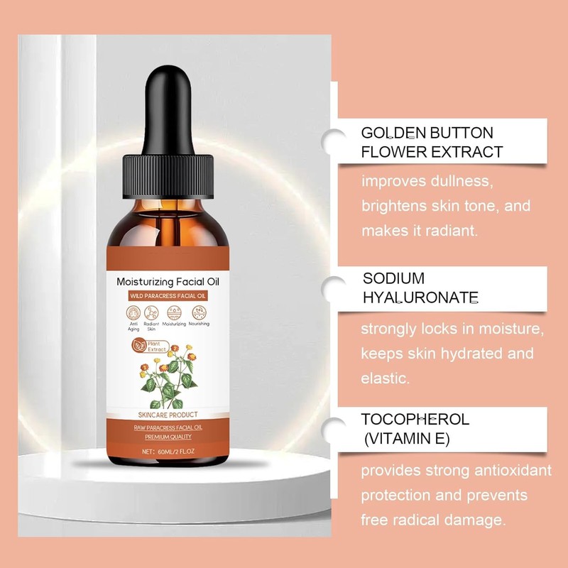 Generic Pure Organic Paracres Facial Oil, Anti-Aging Moisturizing Essential Oil,