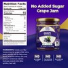 ChocZero Keto Grape Jam, No Added Sugar Fruit Spread Preserves,