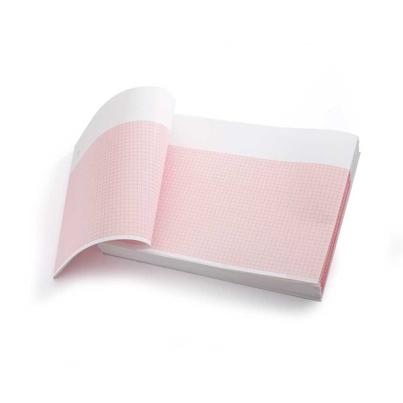 MediChoice EKG Chart Paper, 3 Channel Z-Fold, 300 Sheets Per