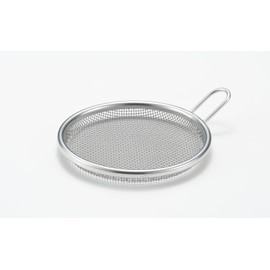 Yoshikawa 2609376 Stainless Steel Hand Strainer, 5.1 inches (13 cm), Shallow Colander, Made in Japan, Tsubame Sanjo and