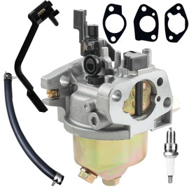 SOFO 208CC 212CC OHV Carburetor for Troy-Bilt Cub Cadet RT65 Tiller 951-12785 751-12785 for Champion 46558 Generator for MTD 170-C0A 170-T0 170-TU and Yard-Man 24A-67M3001 Leaf blower w/Spark Plug