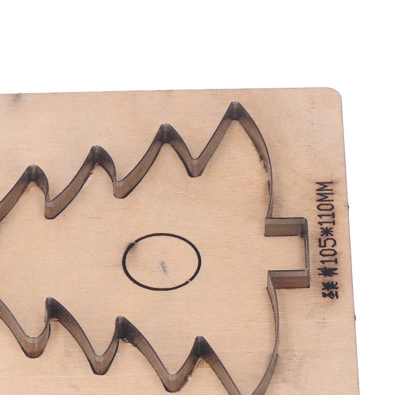 Leather Cutting Die Christmas Tree Shape Punch Cutter Craft Mould