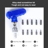 Ratchet Screwdriver Set Kit 10 in 1 Portable Mini Multifunction