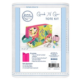 June Tailor Grab N Go Tote Kit Quilt As You Go 2023 Collection (JT-1876-Pink)