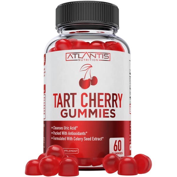 Atlantis Nutrition Tart Cherry Gummies with Celery Seed Extract -