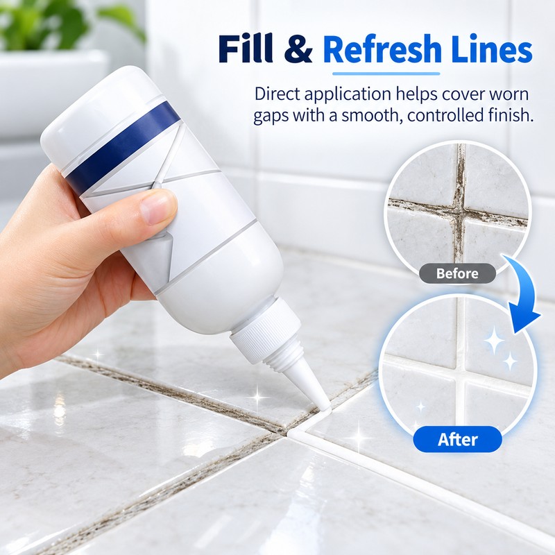 Tile Gap Filler Sealant Waterproof Tile Grout Repair Agent Silicone