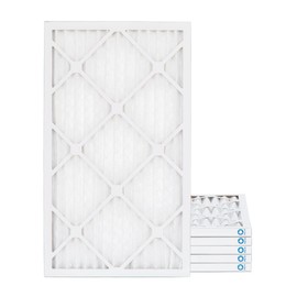 Pamlico Air 14x25x1 MERV 8 Pleated HVAC AC Furnace Air Filters. 6 Pack. (Exact Size: 13.5 x 24.5 x 0.75 Inches)