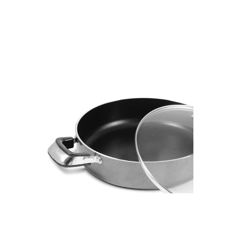 Royal Cook Heavy Gauge Aluminum Non-Stick Low Stock Pot, 12-Inch