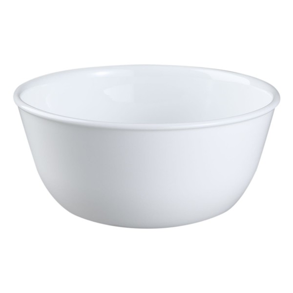 Corelle Coordinates Wh Corelle Livingware Super Glass Soup/Cereal Bowl, 28 oz, Winter Frost White, Set of 3